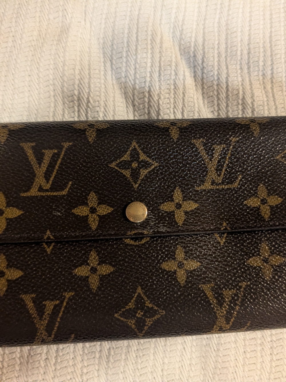 Louis Vuitton Monogram Canvas Brown Continental Wallet